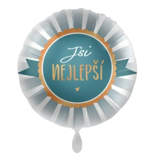 Foliový balonek Jsi nejlepší CZ 43 cm