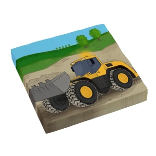 Papírové ubrousky - Stavba