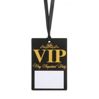 Jmenovky ve tvaru visačky VIP 10 ks