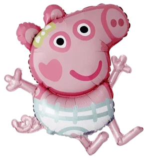 Fóliový balonek Peppa Pig Evie 84 × 64 cm