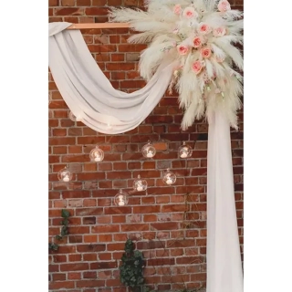 Dekorační látka 1,4 x 10 m bílá