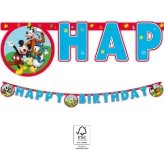 Banner - Mickey Mouse Happy Birthday