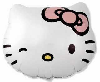 Foliový balonek mrkající Hello Kitty 53 x 61 cm