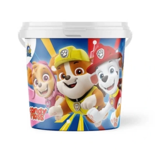 Cukrová vata Tlapková patrola - kyblík