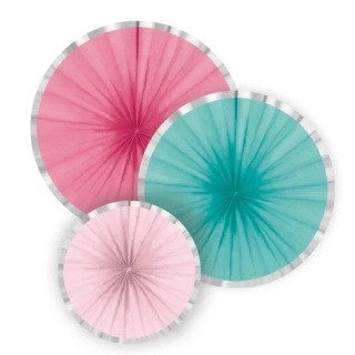 Sada rozet Flamingo 3 ks