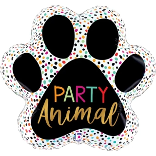Foliový balónek Tlapka Party Animal 79 cm