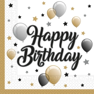 Papírové ubrousky Elegantní balónky 20 ks