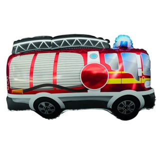 Fóliový balónek Hasičské auto 70 x 49 cm