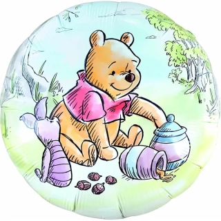 Foliový balonek kreslený Medvídek Pú 45 cm