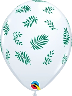 Latexový balonek s potiskem rostlin