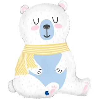 Fóliový balónek Lední medvěd 74 cm