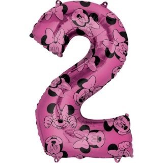 Foliová číslice - Minnie Mouse 2 - 66 cm