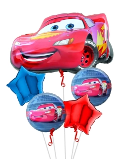 Sada foliových balonků Cars - 5 ks