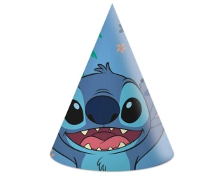 Papírové čepičky Stitch 6 ks
