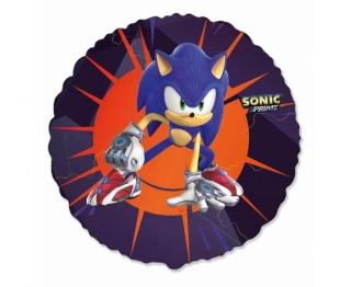 Fóliový balónek kruh Sonic Prime 45cm