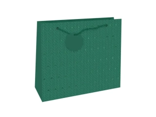 Dárková taška reliéfní velká zelená