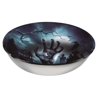 Plastová miska Hřbitov - ruka zombie