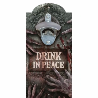 Halloweenská otvírák na lahve - Drink in peace
