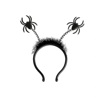 Halloweenská čelenka Pavouci