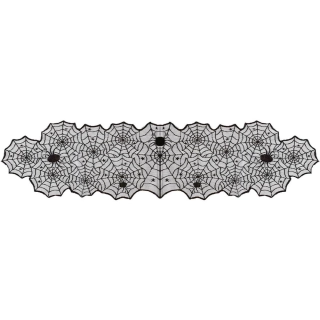 Stolová šerpa - pavučiny 185 cm