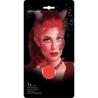 Barva na obličej v tubě - červená 28 ml