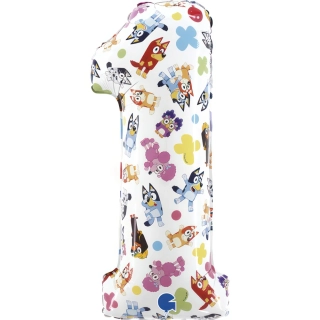 Foliová číslice - Bluey 1 - 66 cm