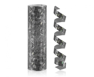 Serpentiny holografické šedé 380 cm