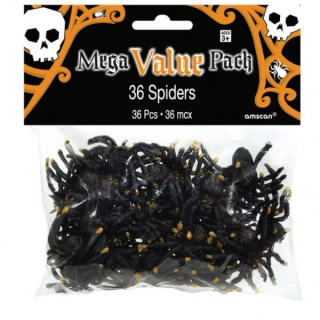Plastoví pavouci 36 ks