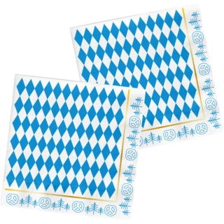 Papírové party ubrousky Oktoberfest 20 ks