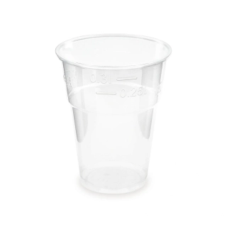 Plastové kelímky průhledné 300 ml - 10 ks
