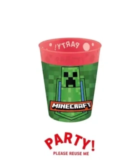 Plastový kelímek Minecraft znovupoužitelný 250ml
