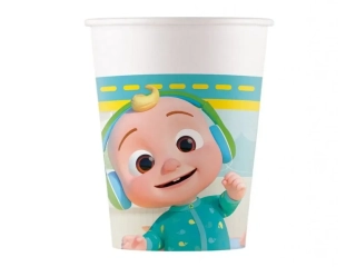 Papírové kelímky Cocomelon 200ml - 8ks