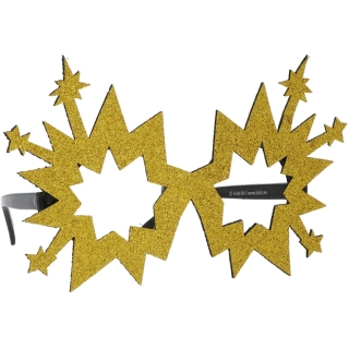 Party brýle - zlatý ohňostroj