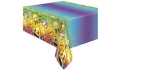 Plastový party ubrus Emoji duhový 137 x 214 cm