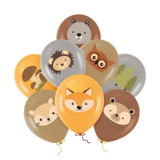 Latexové balónky Lesní kamarádi 8 ks