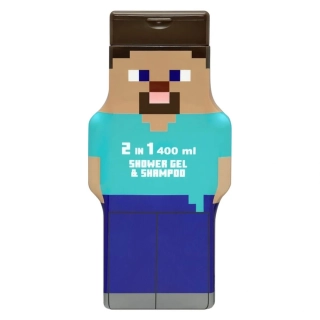 Sprchový gel a šampon 2D Minecraft - Steve