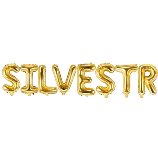 Fóliový balónkový nápis Silvestr