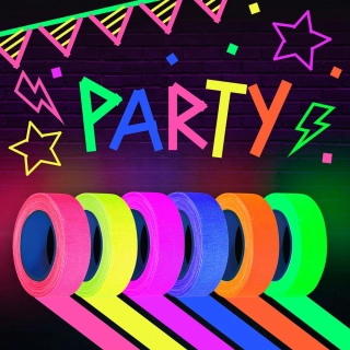 Sada neonových UV pásek 5 m - 6 ks