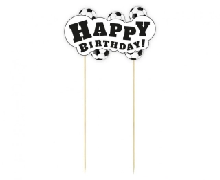 Zápich do dortu fotbal - Happy Birthday