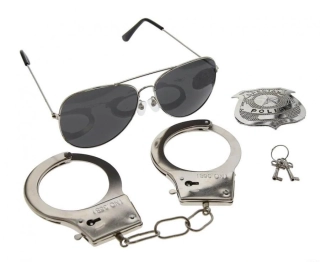 Sada karnevalových doplňků - Policie