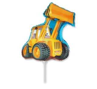 Fóliový balónek MINI bagr 35 cm