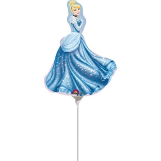 Fóliový balónek MINI princezna Popelka 23 cm