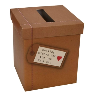 Svatební box na dary Just My Type 21x25x22 cm