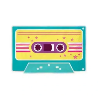 Papírové ubrousky Retro - kazeta 10 ks