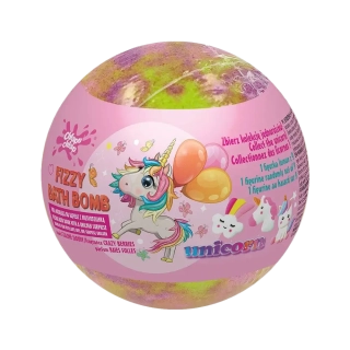 Šumivá koule do koupele Jednorožec s hračkou