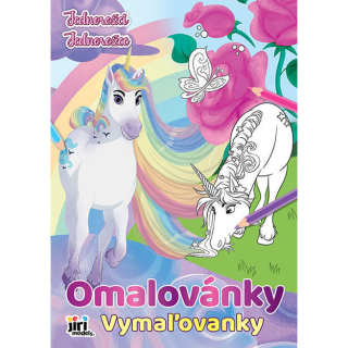 Omalovánky Jednorožci A4