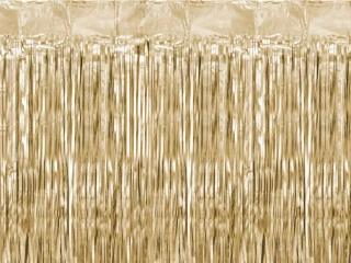 Matný zlatý party závěs 100 x 200 cm