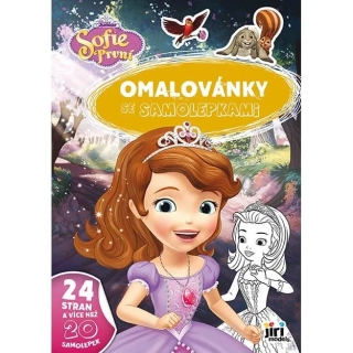 Omalovánky se samolepkami Sofie první