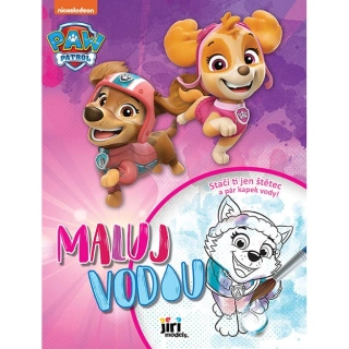 Maluj vodou - omalovánky Tlapková patrola Skye a Everest