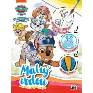Maluj vodou - omalovánky Tlapková patrola